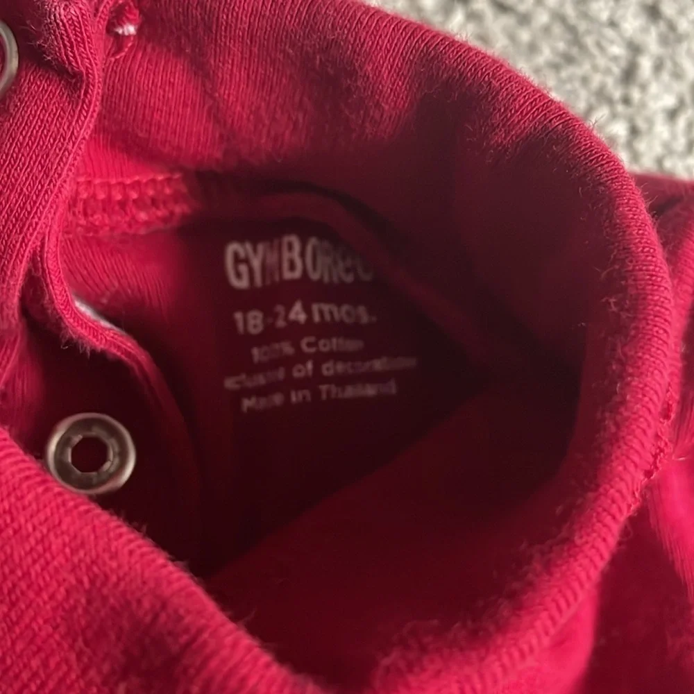Gymboree Vintage 2008 Girls 3 Piece Black And Red  Matching Set | 18-24 Months